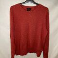 M&S Autograph 100% Cashmere Burnt Orange Pullover UK 16 *Beschreibung lesen*