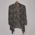 Leoparden Cardigan Größe M von C&A