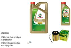 MANN-FILTER Ölfilter 6 L Castrol EDGE 5W-30 LL passend für MINI Mini R50 R53