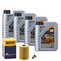 Motoröl 5W30 LIQUI MOLY Top Tec4200 4L+HENGST Ölfilter+Ölablassschraube