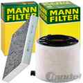 MANN FILTER INSPEKTIONSPAKET passend für 3.0/30 35 45 50 TDI AUDI A4 B9 A5 F5 Q5