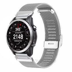 Quick Fit Luxus Metall Armband für Garmin Fenix E/8/7/7X 6/6X Pro 5/5X Plus 3 HR