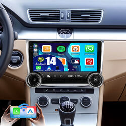 Für VW Passat B6 B7 CC 2010-15 Android 14 Carplay 64G Autoradio 10" GPS RDS Wifi