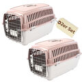 2x Transportbox IATA Flugbox Flugzeug Hunde Katzen Tier Transport Box Gr. M