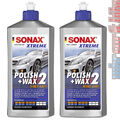 2x Sonax XTREME Polish+Wax 2 Hybrid NPT 250ml Politur, Wachs Versiegelung