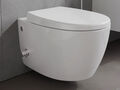 Spülrandloses Taharet Dusch WC inkl. Ventil + Sitz Toilette mit Bidet Funktion