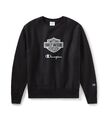 Champion x Harley-Davidson Fanatic Crew Neck Sweatshirt Gr. 3XL - Schwarz Weiß