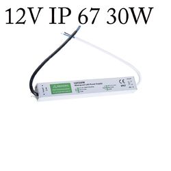 DC12V LED Trafo Netzteil wasserdicht IP67 für LED Lichttrei Streifen 10-200W DHL