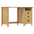 Schreibtisch Hill mit 3 Schubladen 120×50×74 cm Kiefernholz