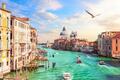 Wandbild: Canal Grande von Venedig, Blick auf die Lagune in der Nähe von [...]