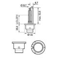 Philips 85122Whv2C1 Glühlampe Glühbirne Fernscheinwerfer D2S für Audi BMW