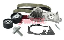 AIRTEX Wasserpumpe + Zahnriemensatz WPK-164101 für RENAULT MEGANE 2 BM0 SCÉNIC 1