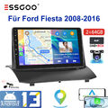 DAB+ Autoradio Android 13 GPS Carplay NAVI RDS BT +Kam Für Ford Fiesta 2008-2016