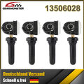 4x RDKS Reifendrucksensor TPMS Sensor Für Opel Astra J K Corsa D E 13506028
