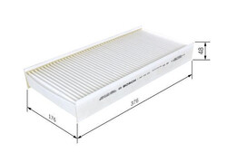 BOSCH 1 987 432 206 Innenraumfilter Filter Pollenfilter für PEUGEOT CITROËN