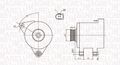 MAGNETI MARELLI Lichtmaschine Generator Lima 063731664010 für VW PASSAT B5 3B3 1