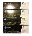 4x Original Toner HP LaserJet Pro M252dn M252dw M277dw MFP / 201X CF400X -CF403X