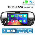 Für Fiat 500 2007-2015 Autoradio Android 13 Carplay GPS Navi BT WIFI RDS Player