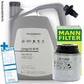 Ölwechsel Set VAG Motoröl 0W-30 5L + MANN Filter + Schraube Audi Skoda Seat VW