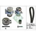 1x Wasserpumpe + Zahnriemensatz Schaeffler INA 530 0091 30 passend für AUDI