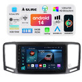 9" 8Core 4+64GB Carplay Autoradio Für VW Sharan II 7N Seat Alhambra II 2010-22