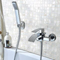 Badewannenarmatur mit Handbrause Wannenarmatur Badewanne Wasserhahn Badezimmer 