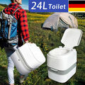 Campingtoilette 24L Reisetoilette Chemietoilette WC tragbar Camping Outdoor Weiß