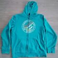 Herren Billabong Kapuzenjacke Sweatjacke Hoodie L türkis Sweatshirt Pullover