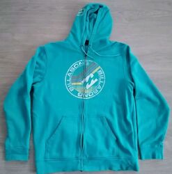 Herren Billabong Kapuzenjacke Sweatjacke Hoodie L türkis Sweatshirt Pullover