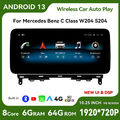 10,25" Android 13 Autoradio CarPlay 64GB Für Mercedes C-Klasse W204/S204 NTG 4.0