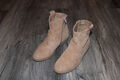 Damenstiefel, beige, Wildleder, Gr. 37, Reserved