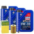 Motoröl 0W30 LIQUI MOLY Synthoil Longtime Plus 3L+MANN Ölfilter+Ölablassschraube