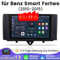 Für Smart Fortwo 451 2010-2015 Android 13 Autoradio GPS Navi Carplay WIFI DAB+BT