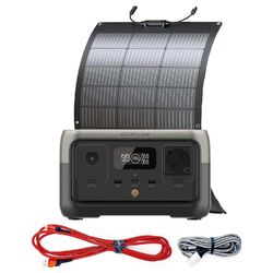 EcoFlow River 2 inkl. 1x 100W Solarpanel flexibel (0% MwSt nach §12 Abs. 3 UStG)