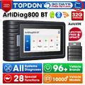 TOPDON ARTIDIAG800BT PRO Profi KFZ Diagnosegerät Auto OBD2 ALLE SYSTEM TPMS IMMO