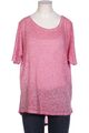 Comma T-Shirt Damen Shirt Kurzärmliges Oberteil Gr. EU 38 Leinen Pink #fiaef52