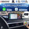 10.25" Android 13 Autoradio DAB+ 6+128G GPS Navi idrive für BMW 3er E90 E91 E92