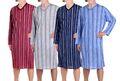 HERREN NACHTHEMD LANGARM SCHLAFANZUG SLEEPSHIRT NACHTWÄSCHE BAUMWOLLE M - XXXL