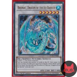 Yugioh Brionac, Drache der Eisbarriere DUDE-DE008 Ultra Rare 1. Auflage NM