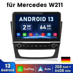 Für Mercedes-Benz E Klasse W211 CLS W219 Autoradio Carplay GPS Navi Android 13.0