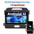 9" Android12 Für KIA Sportage 3 2010-2016 Autoradio GPS Navi WIFI 4G DAB 4+64GB