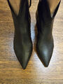 elegante italienische Stiefelette Pomme D'Or schwarz Gr. 41, Absatz 5 cm