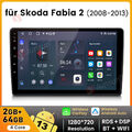 Autoradio Für Skoda Fabia II 2008-2013 Android 13 GPS NAVI 64GB WIFI CARPLAY DAB