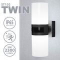 LED Außenleuchte Bewegungsmelder UP&DOWN Wandleuchte IP65 Leuchte Lampe TWIN TOP