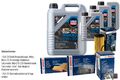 BOSCH Inspektionspake 8 L LIQUI MOLY Top Tec 4600 5W-30 für Nissan Qashqai +2 I