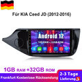 1+32G Für Kia Ceed 2012-2016 9'' Android 12 Autoradio GPS Navi WIFI BT SWC DAB+