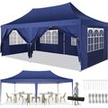 Pavillon 3x3/3x6m Wasserdicht Pop-Up Stabil Faltpavillon Partyzelt Gartenzelt DE