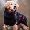 Dryup Cape Hundemantel Bademantel Trockencape Hund Trockenmantel black