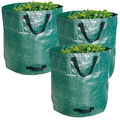 3x Gartenabfallsack 272L Gartensäcke Set Laubsack Müll Rasensack Tasche Behälter