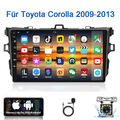 32GB Android 13 Autoradio Für Toyota Corolla 2009-2013 GPS Navi WIFI FM RDS +Kam